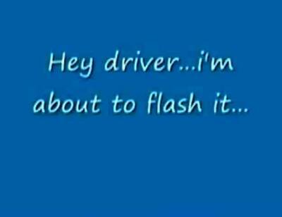Bigcockflasher - Flashing the taxi driver - nvdvid.com