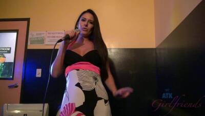Nikki Daniels - Nikki gets wild at the karaoke bar! - xxxfiles.com