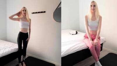 Skinny 45kg Nordic Blonde From The Gym Gets Creampie - nvdvid.com