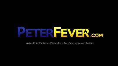 PETERFEVER Athletic Asian Peter Le Masturbates Big Dick Solo - icpvid.com