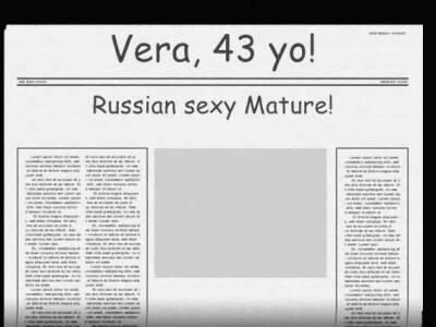 Vera, 43 yo! Russian sexy mature mischievous! Amateur! - nvdvid.com - Russia