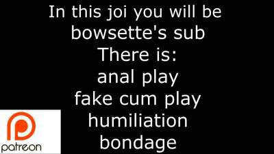 Bowsette gives you an Anal Orgasm Futa Hentai Anal JOI - drtvid.com