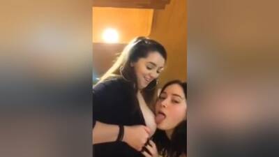 Kissing Each Others Tits - hclips.com