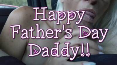 Daddy's jizz slut - car oral compilation for father's day - sunporno.com