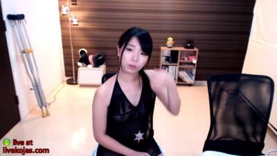 Korean camgirl shows her sexy tits - pornoxo.com - North Korea