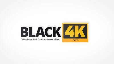BLACK4K. Alluring chick ditches her vibrator and sucks on a black boner - hotmovs.com