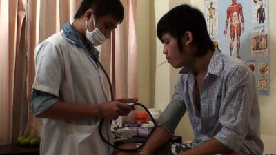 Fisted Asian twink barebacked by doctor - nvdvid.com