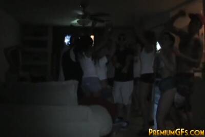 College Fuck Fest Hardcore Blowjob during a Party at College - hotmovs.com