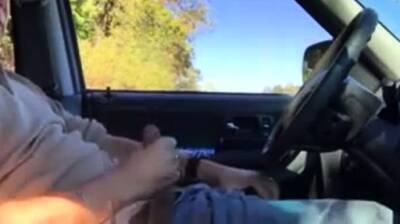 Daddy in the car play and cum - nvdvid.com