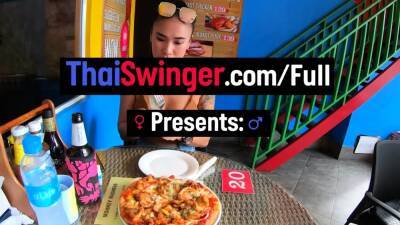 Pizza before making a homemade sex tape - nvdvid.com - Thailand
