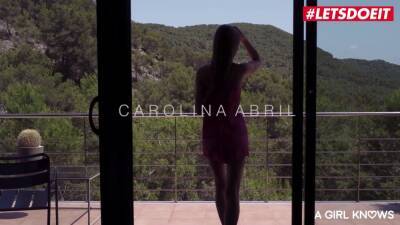 Carolina Abril - TIFFANY TATUM HAS A WET SURPRISE FOR HER LESBIAN ROOMMATE CAROLINA ABRIL - sexu.com - Spain