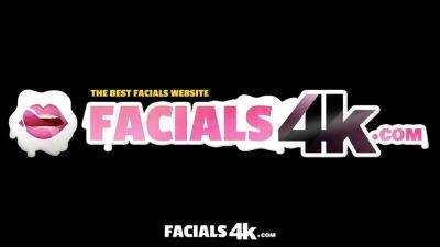 FACIAL4K Multiple Cum Explosion Facials All Over Friendly Neighbor - sunporno.com