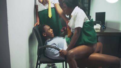 The Class Prefect Caught The Senior Prefect Under The Head Teachers Table, Making Him Moan Like A Cow, Watch And See What She Did Next... (part 1) 18 Min - upornia.com