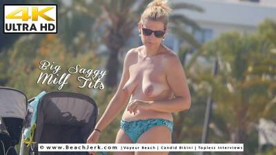 Big Saggy MILF Tits - BeachJerk - hclips.com