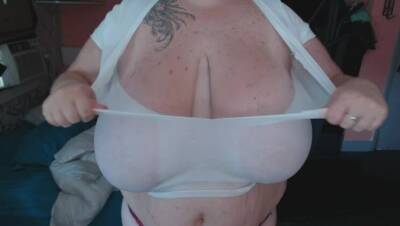 DAYTONA HALE! Massive Boobs in tight white wet T shirt - porntry.com