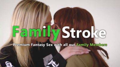 Lesbian Kissing stepMOM and Stepdaughter - sexu.com