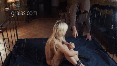 Young blonde slave gets ready to serve her Master - veryfreeporn.com