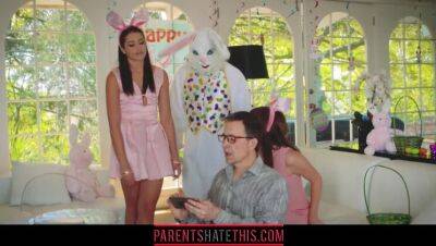 Easter Bunny - Teen fucks stepuncle dressed as Easter Bunny - veryfreeporn.com