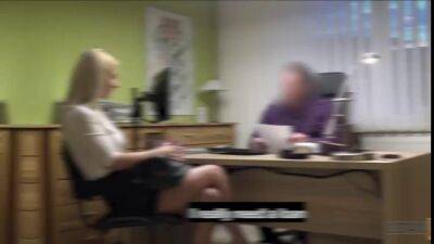 Choosers Can Be Beggars - blonde MILF cougar seduces bank worker - sunporno.com