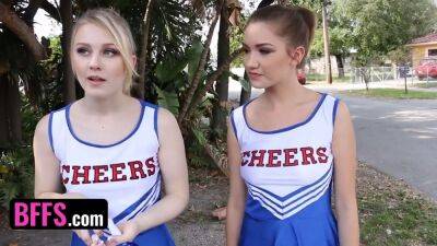 Lily Rader - Sexy Teens Megan Sage, Lily Rader & Riley Mae Will Do It All To Get In The Cheerleading Team - sexu.com