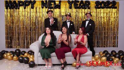 New Year's Eve Orgy - Jessica Sodi - Malena Doll - Diann Ornelas - Diann Ornelas Jessica Sodi Malena - Sexmex - hotmovs.com - Mexico - Argentina