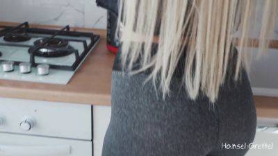 Watch this busty blonde squirt while getting her big boobs spanked and deepthroated in HD - sexu.com