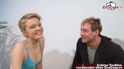 Meet and fuck at real first time german amateur casting - txxx.com - Germany