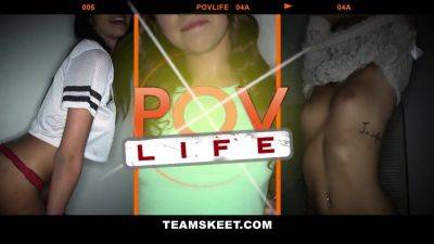 Katie Kush - Katie Kush's tight shaved pussy drilled hard in POV - sexu.com