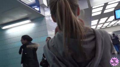Subway Pick-up With Alessandra Jane - HeavyOnHotties - hotmovs.com