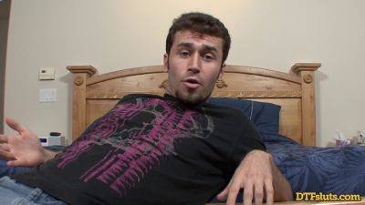 James Deen - Jasmine Tame's tight pussy and ass get roughed up by James Deen in DTFsluts video - sexu.com