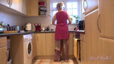 Mature Stepmom - Free Premium Video Your Mature Stepmom Mrs. Maggie Gives You Joi In The Kitchen With Aunt Judys - hotmovs.com - Britain