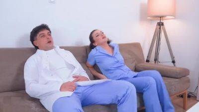 Doctor And Nurse Have A Quick Shag Betw With Luna Roulette - hotmovs.com