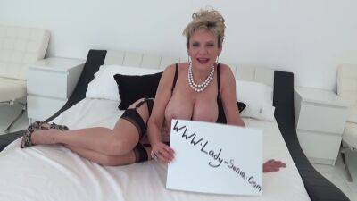 Lady Sonia - Lady Sonia And Big Breasts - Sexually Attractive Nurse Teases Her Fans - upornia.com - Britain