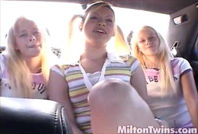 Miltontwins get fingered by lesbian teen - txxx.com