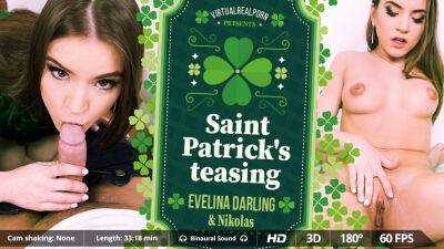 Evelina Darling - Nikolas - Saint Patrick's teasing - txxx.com