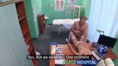 Eva Ann - Czech nurse Eva Ann frees her pussy with a deep dicking in fakehospital reality clinic - sexu.com - Czech Republic