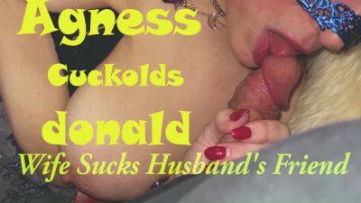 Wife Sucks Husbands Friend Compilation 02... Agness - hotmovs.com