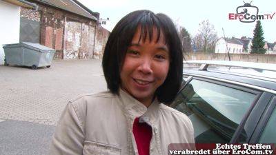German asian teen next door pick up on street for female orgasm casting - txxx.com - Germany - Thailand