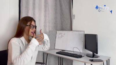 Sexy And Hot Teacher Teaches Her Students How She Likes To Be Fucked And End With A Delicious Orgasm With Camila Mush - hotmovs.com