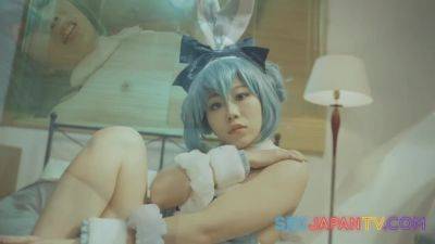 Bed Bangin' Blue Bunny - hotmovs.com - Japan