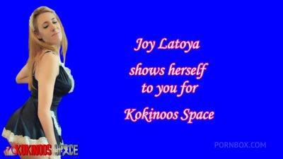 JOY LATOYA SHARES AND SHOWS YOU IN CLOSE-UPS OF HER PUSSY SHAVING, FOR YOUR PLEASURE, BUT ALSO TO MAKE YOU WANT TO JERK OFF, THINKING OF HER WET AND JUICY PUSSY AT KOKINNOS SPACE - PissVids - hotmovs.com
