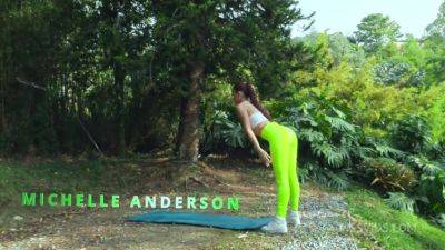 Yoga girl addicted to cocks MICHELLE ANDERSON. DAP. TP. 6 on 1 + Pissing. LTP286 - PissVids - hotmovs.com