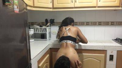 Very Hot - Im In The Kitchen Washing The Dishes My Boyfriend Arrives Very Hot His Penis Hits Me He Takes Of - upornia.com