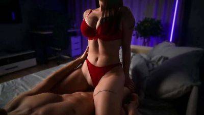 Sexy GF Alice in Red Lingerie Gets Filled During Intense Romantic Encounter - xxxfiles.com