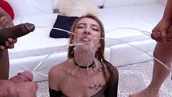 Chanel Kiss - Halloween with Chanel Kiss DP, piss drinking and facial cumshot NF046 - xvideos.com - Czech Republic