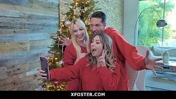 Cute Adopted Daughter Joins Her Foster Parents For Christmas Fuck - xvideos.com