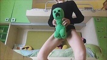 there is no doubt: my cousin still enjoys playing with her plush toys but she shouldn't be playing this way! - xvideos.com
