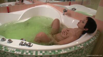 Amateur fucked in the tub and made to swallow a lot - alphaporno.com