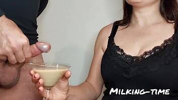 Cum Drinking Wife Part 2: Creamy Cocktail (Milking-time) - xvideos.com