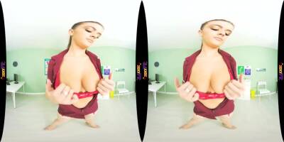 POV VR with young sexy Amelia B - Healing Hands - Uniform - xtits.com